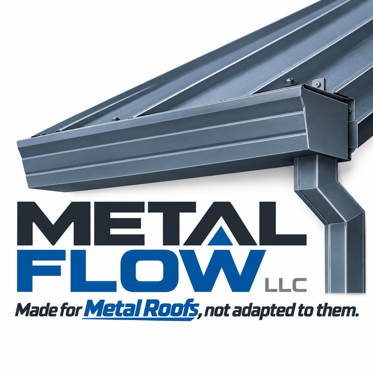 Charcoal / Charcoal metal roof and gutter combination
